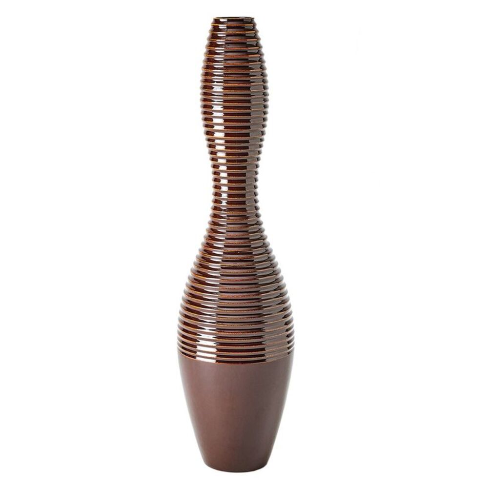 Global Views Ribbed Medium Vase Garnet - NWT $325